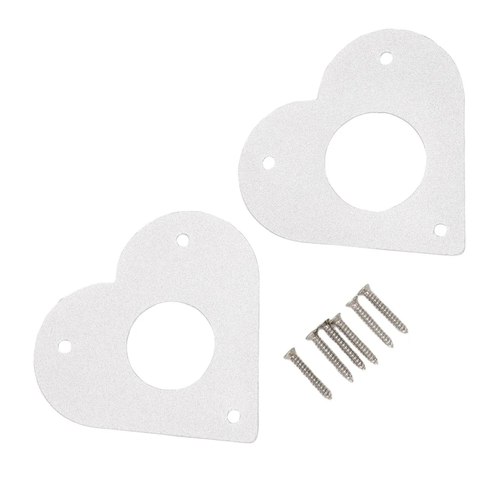 2 Sets Silver Bird House Guard Aluminum 28mm Diameter Hole Bird House Hole Protector 32mm Diameter Hole Galvanized Screws