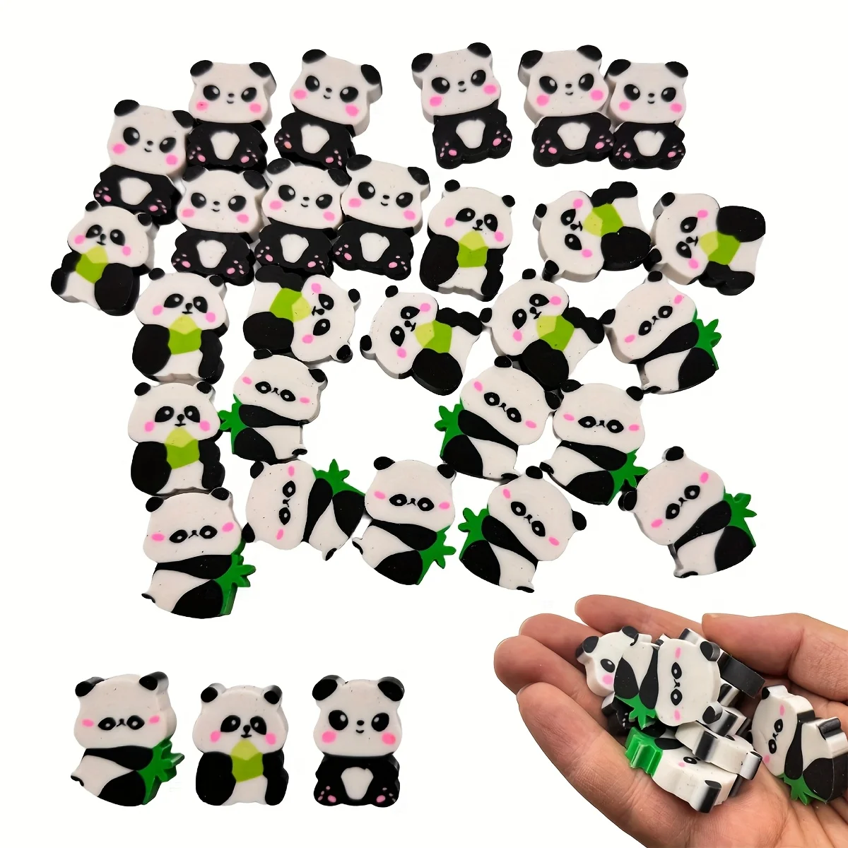 

Giant Panda Style Eraser Cartoon High-value Student Gift Stationery Office Supplies Eraser Wholesale Kawaii School Supplies