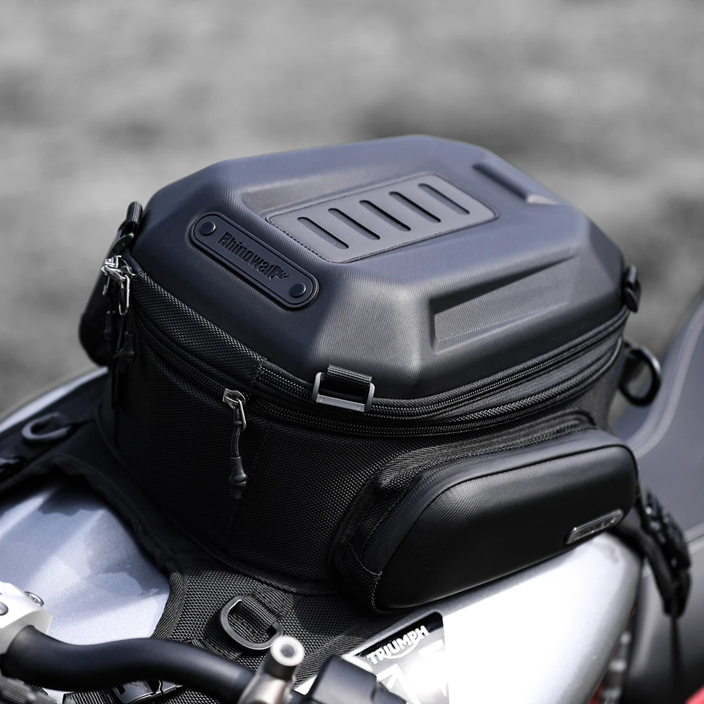 Rhinowalk Motorcycle Tank Bag Universal 15L-18L Waterproof Hard Shell Motorbike Baglong-distance Travel Motorbike Accessories