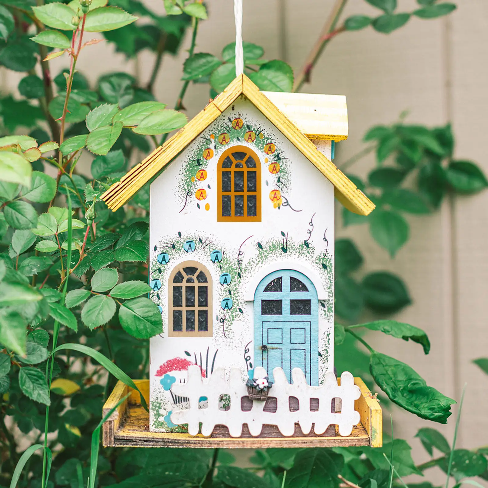 

25pcs Unfinished Wooden Door And Window Set For Diy Miniature Garden Decor For Outdoor Spaces And Creative Craft Projects