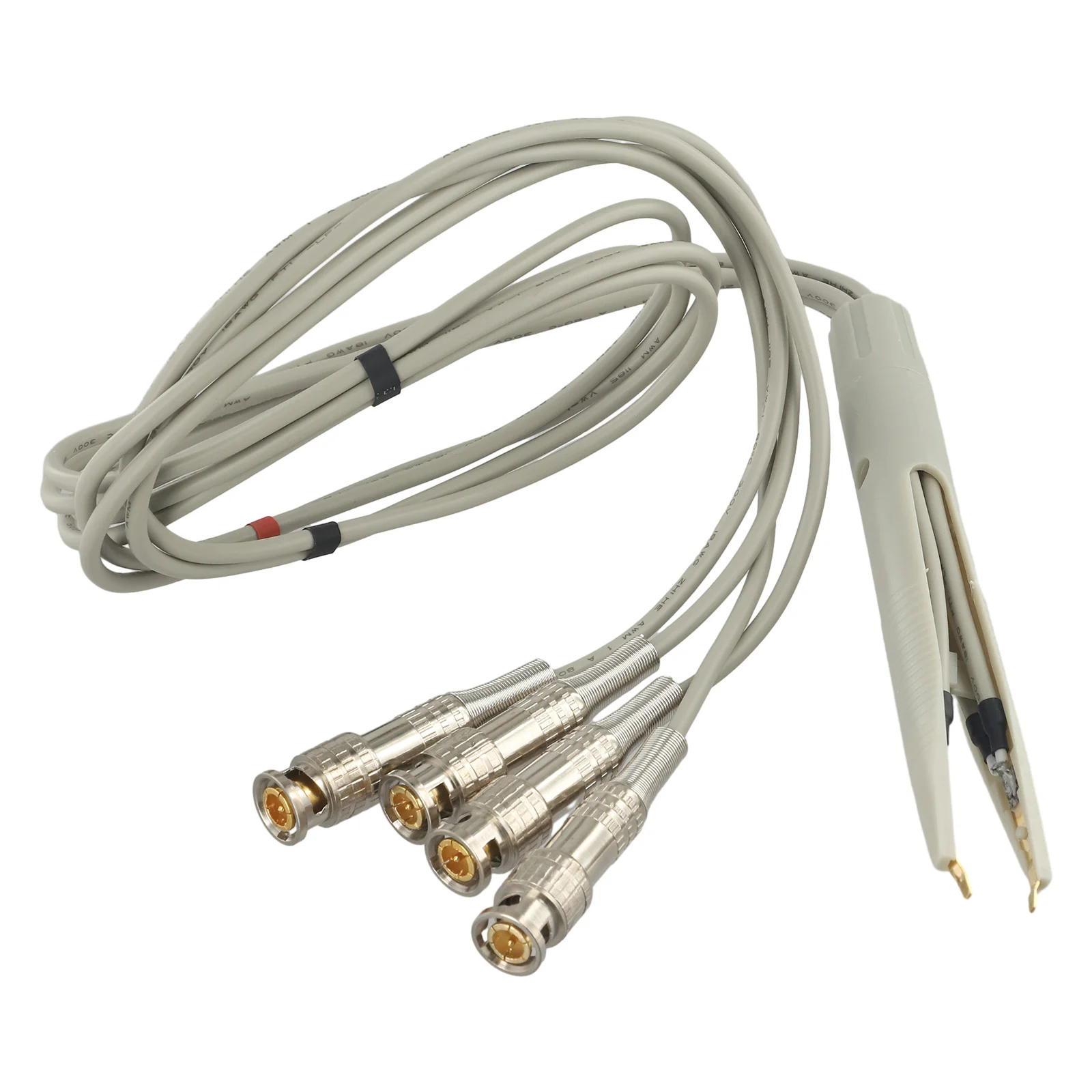 Kelvin Clip for Surface Mount Devices Used with LCR Digital Bridge Meters Featuring Gold-Plated BNC Connectors and 780mm Cable
