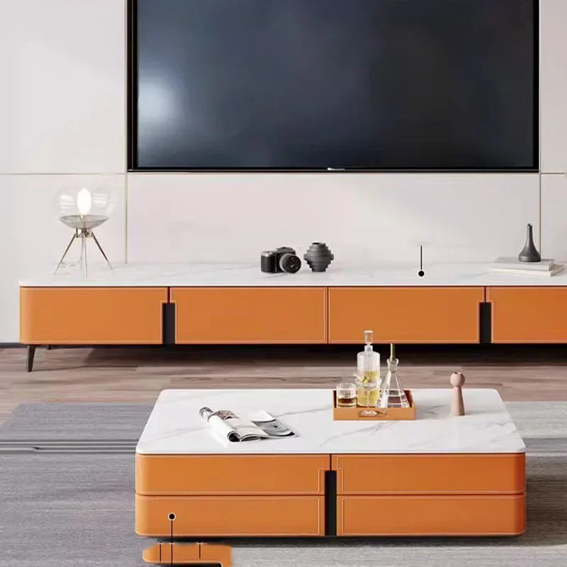 Mueble para TV móvil, para portátiles y consolas, con estante dorado, mueble para TV colgante, mueble para TV de centro, mobiliario de hotel