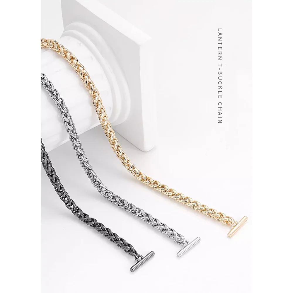 

Bag Strap Chain Strap Suitable For Fula Single Buckle Chain Accessories OT Buckle Metal Chain Single Purchase Shoulder Strap