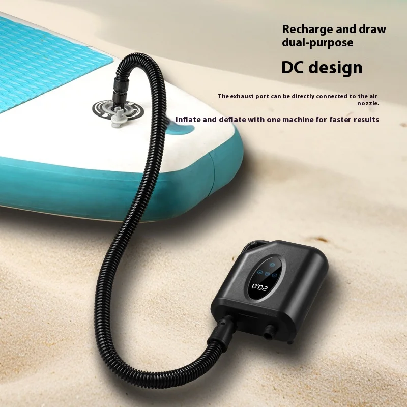 Upgraded Electric Air Pump High-Pressure Portable For Boats Sup Tents 12v Car Outdoor Camping Waterproof Dual Pump 15psi