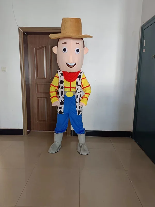 

Новая версия 2025 года, костюм талисмана «Счастливый мальчик», нарядное платье для дня рождения, Хэллоуина, косплей, одежда на Рождество