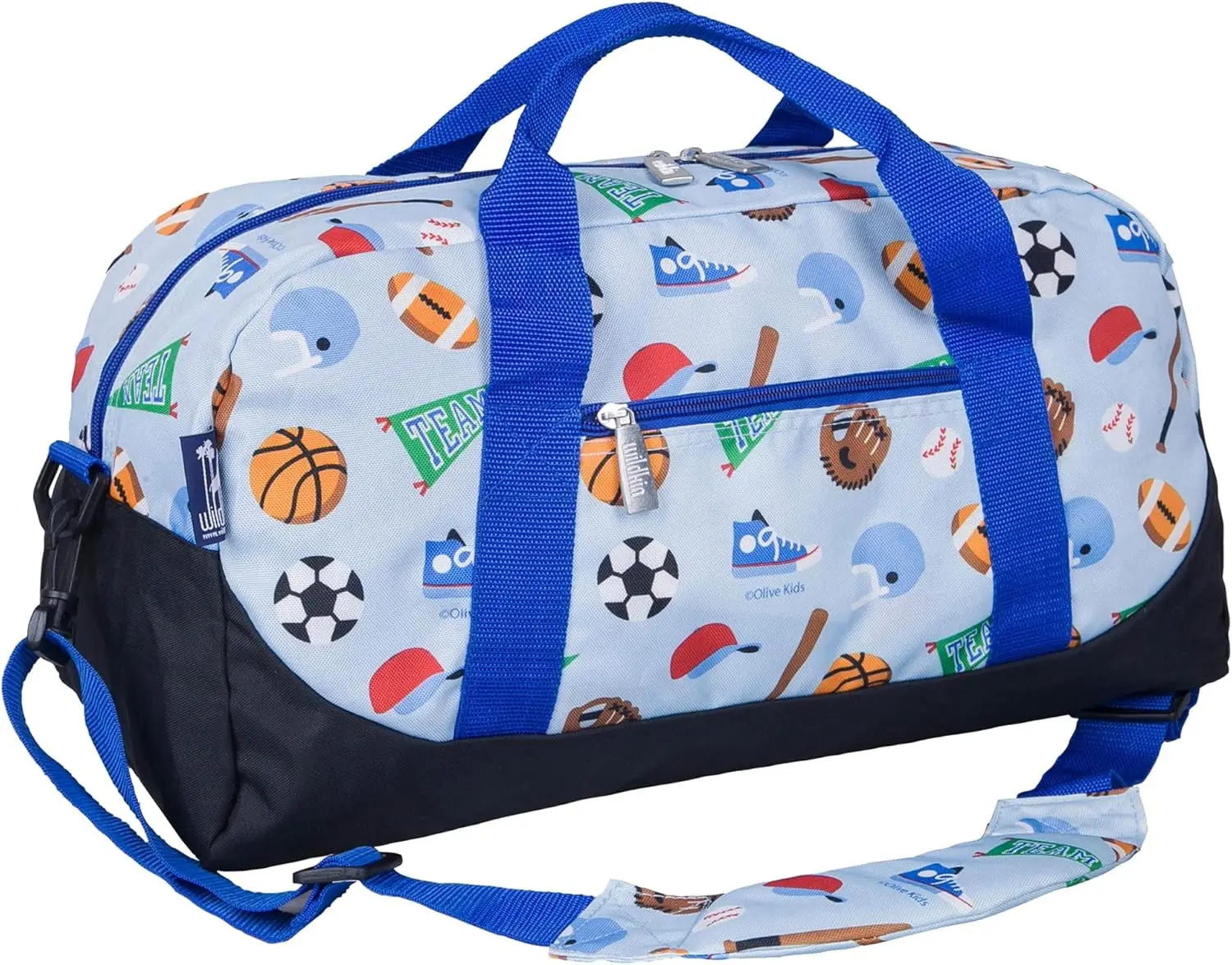 

Kids Overnighter Duffel Bag – Carry-On Size, Ideal for School & Sleepovers – Game On