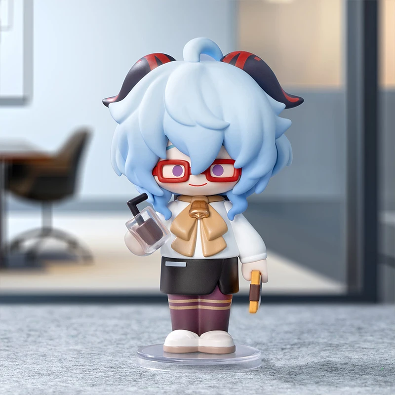 Figura de ação POP MART Genshin Impact Dress-Up, Sonhos temáticos, Série Chibi, Caixa Misteriosa, Caixa cega, 1 peça, 12 peças