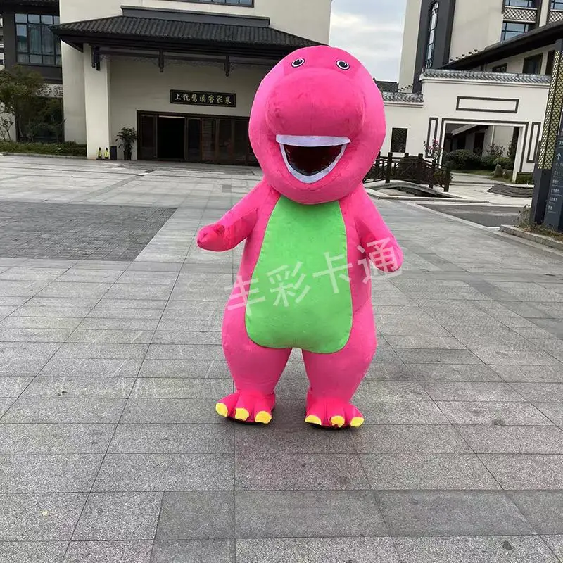 

Giant Inflatable Barney Mascot Costume Dragon Dinosaur Character Adults Outfits Xmas Carnival Parade Performance Fancy Dress