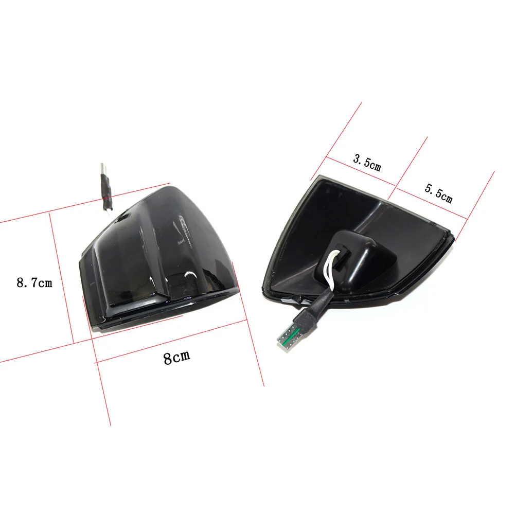 1 Pair Car Dynamic Turn Signal Light Side Mirror Lamp Indicator For Ford Kuga C394 2008-2012 For S-Max 07-2014 For C-MAX 11-2019