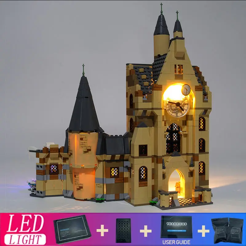 Diy LED Light Kit For LEGO 75948 Clock Tower（Only LED Light,Without Blocks Model ）