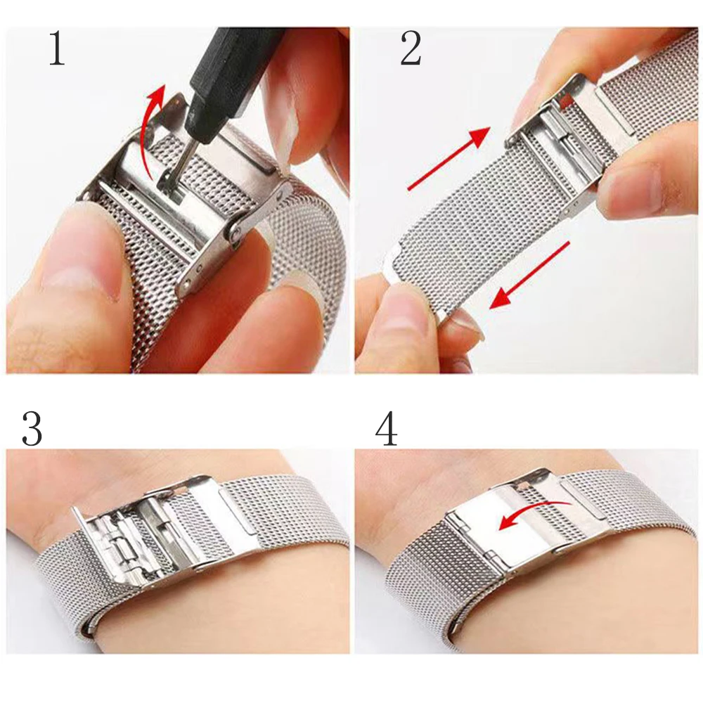 Milanese  Stainless Steel band For Apple Watch S9/8/S7/6/SE/5/4/3/2/1 band Series 38/42MM/40/44MM/41/45MM Bracelet metal strap