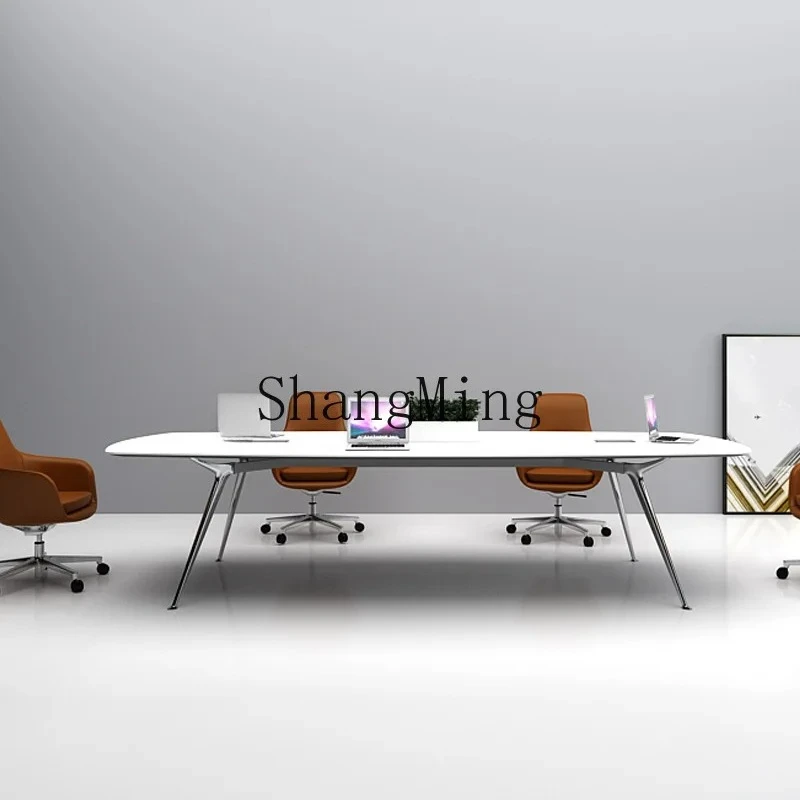 

SM training desks, chairs, office meetings, long negotiation tables, modern minimalist workbenches