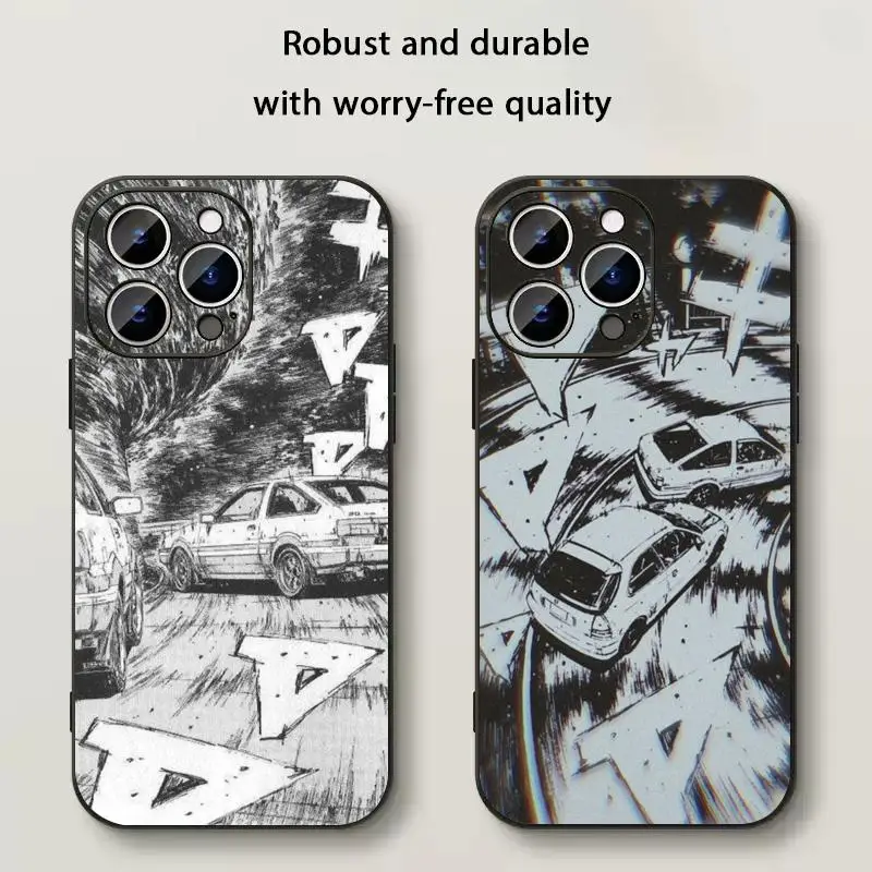Супер крутой гоночный чехол для телефона Initial D с аниме-дизайном для iPhone 17, 16, 16e, 15, 14, 13, 12, Plus Mini Pro Max, мягкий противоударный чехол Супер крутой гоночный чехол для телефона Initial D с аниме-дизайном для iPhone 17, 16, 16e, 15, 14, 13, 12, Plus Mini Pro Max, мягкий противоударный чехол