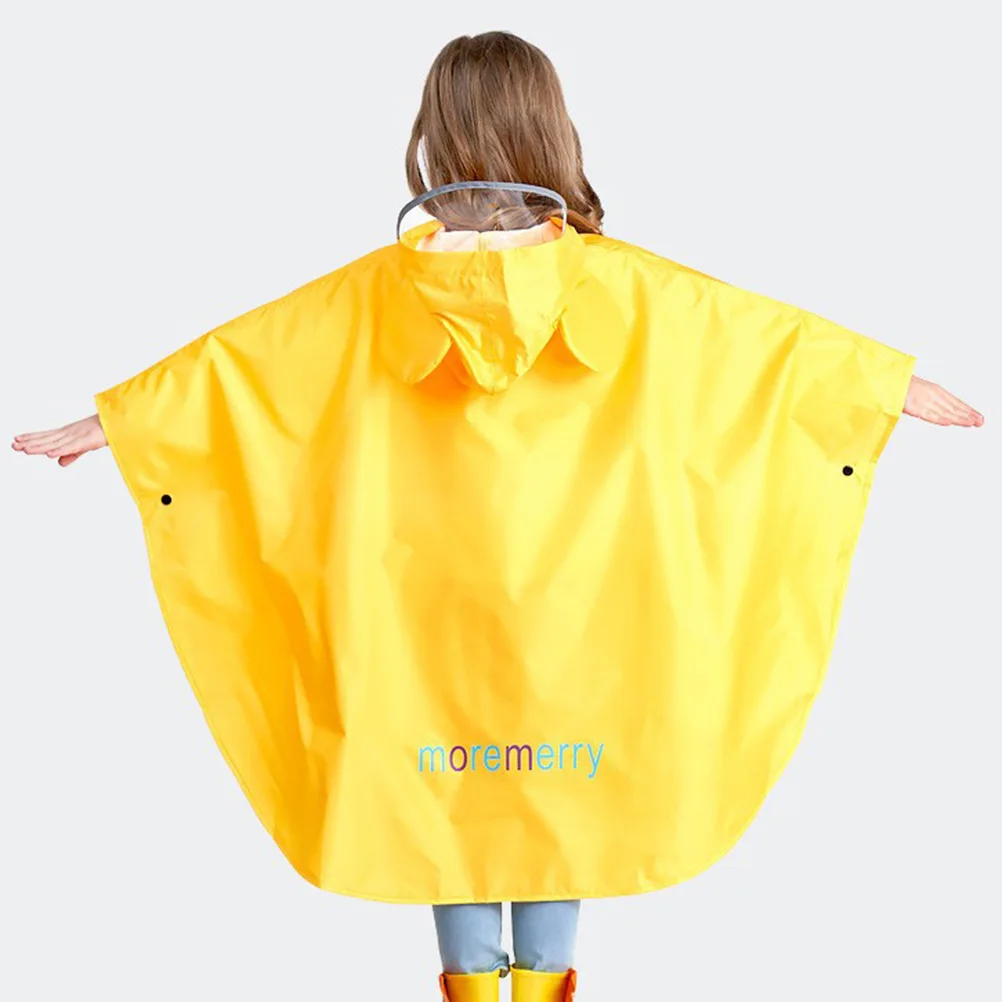 

Hooded Children's Raincoat Men and Women Poncho for Boys Kid Waterproof Jackets