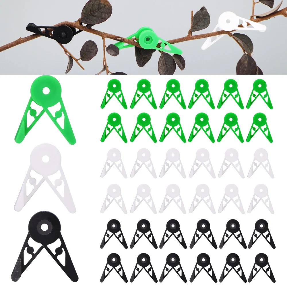 10-100PCS Plant Branches Bender Garden Stem Trainer Clips 360 Degrees Adjustable Planter Holder for Low Stress Training Tools