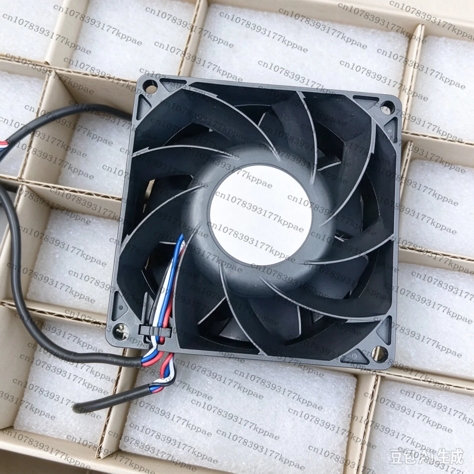 Fit YDH8038B12 8CM Cooling Fan 12V 0.65A High Rotation Double Ball Bearing PWM Temperature Control Alarm 8038