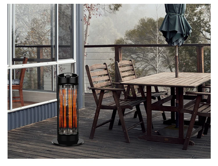 2025 new product Portable and timed Electric heaters for home/outdoor remote control operation