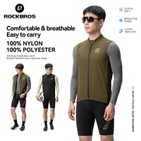 ROCKBROS Cycling Vest Breathable Windproof Bicycle Vest Sun protection Lightweight Ciclismo Mtb Bike Sleeveless Vest Men Women