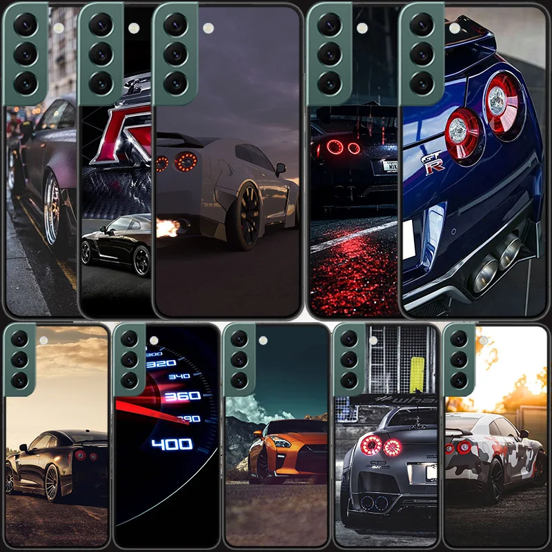 GTR sport Car Phone Case For Samsung Galaxy A12 A22 A32 A42 A52 A72 A54 A34 A24 A14 A73 A53 A33 A23 A13 5G F52 F62 Cover Shell C