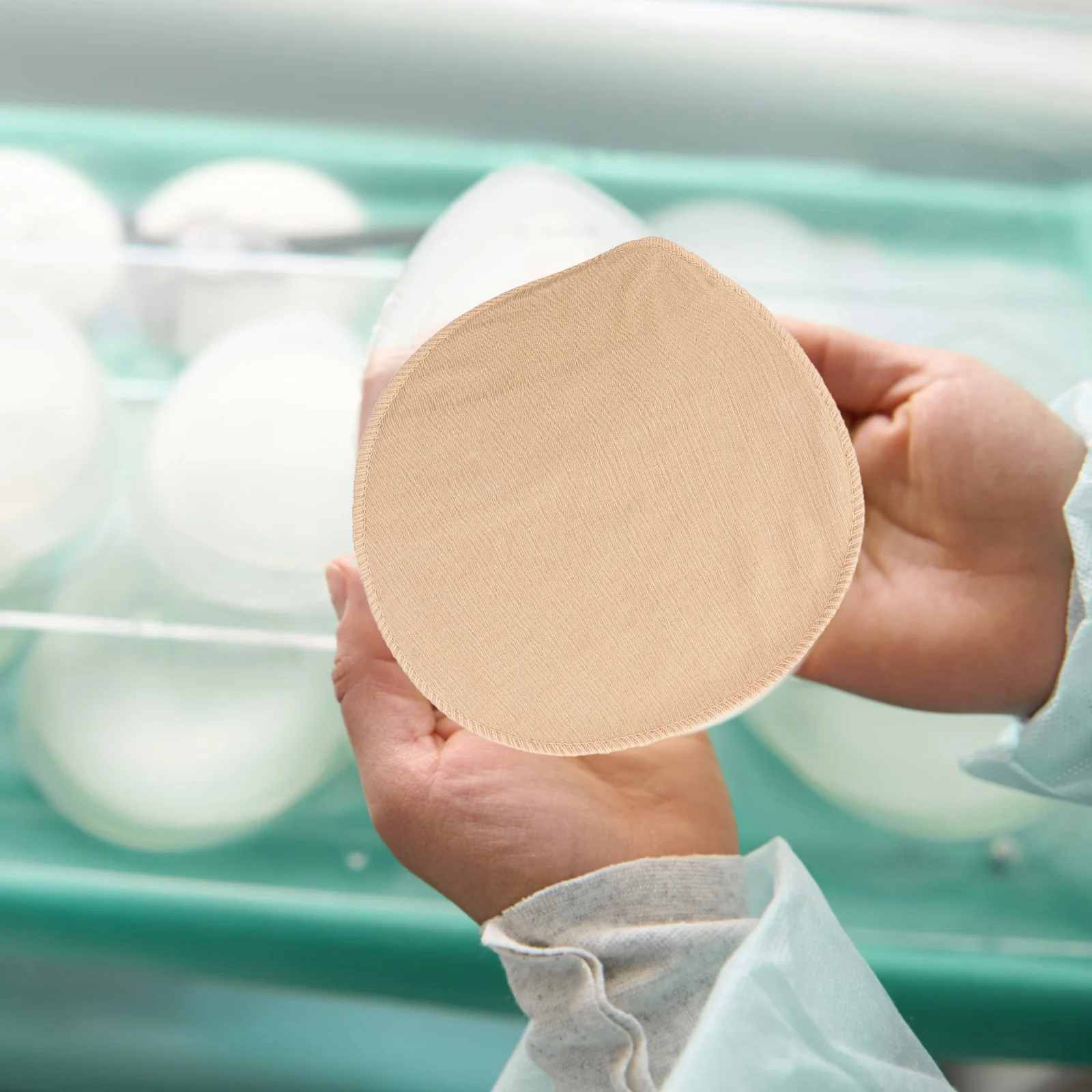 

Mastectomy Bra Inserts Cover Cotton Breast Prosthesis Sleeve Women Bra Pads Accessory SkinFriendly Lightweight Protector