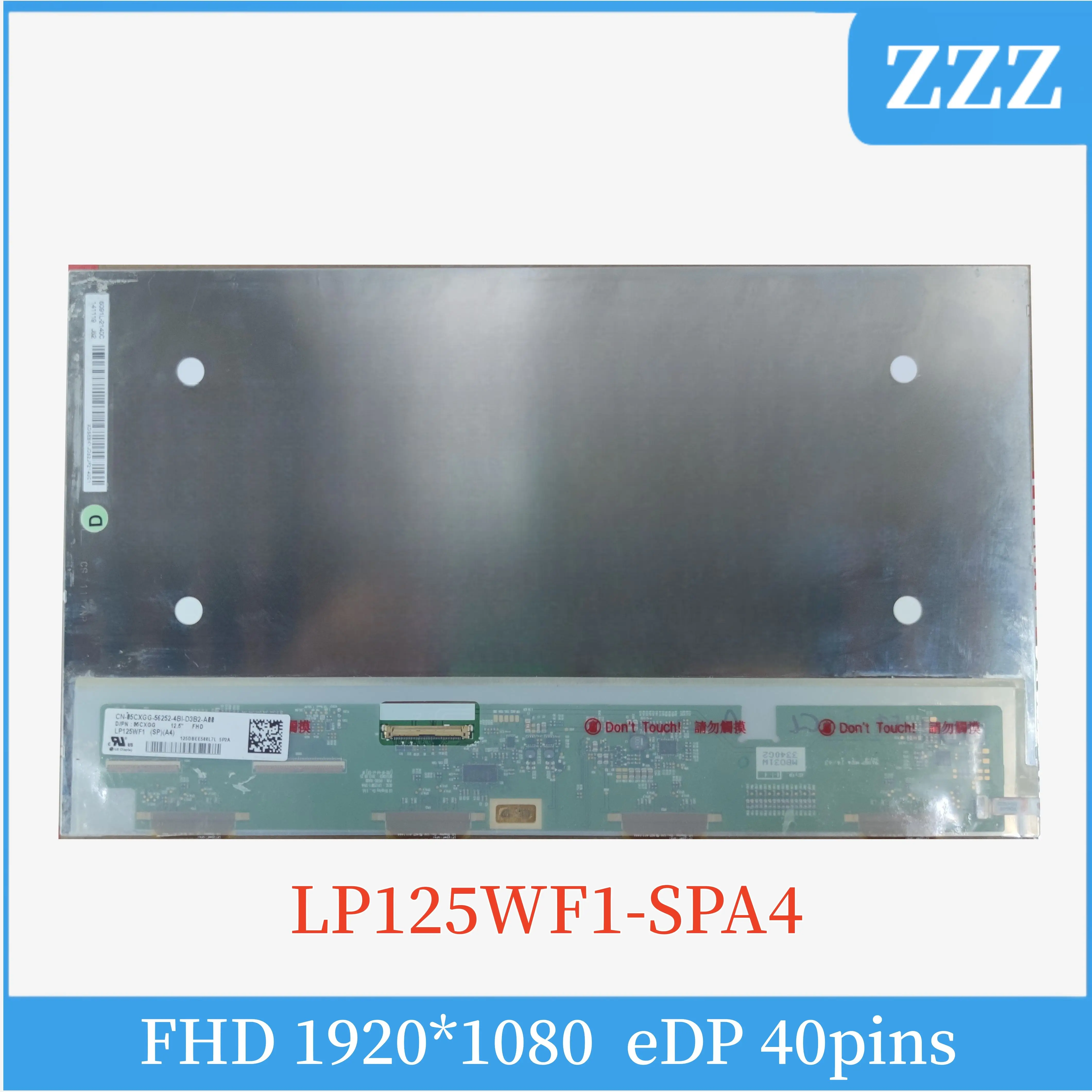 LP125WF1-SPA4 For DELL Latitude 7240 E7240  LCD Screen Display Assembly With Touch