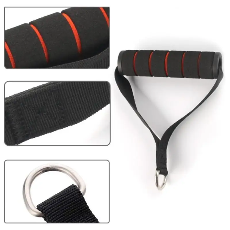 652F 1 زوج مجموعة مقبض آلة كابل الصالة الرياضية، مرفقات التمرين لفرقة المقاومة، مقبض آلة الكابل مقبض التمرين