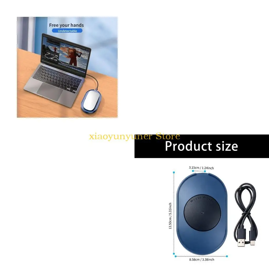 P9JB Desktop Mouse Activity Tool with Quick Control and USB Cable Virtual Mouse Mover