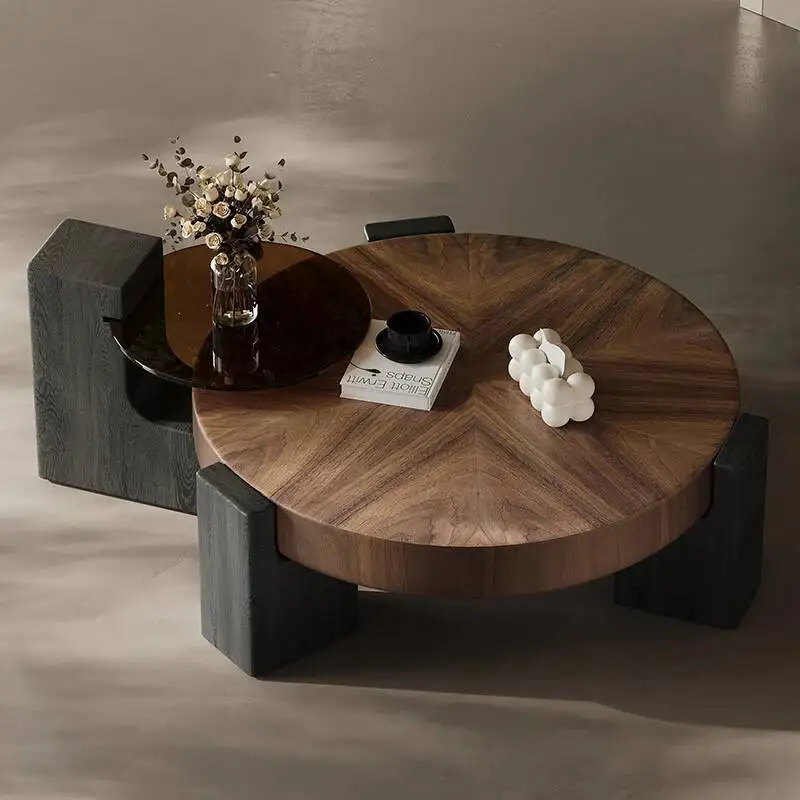 

Room Luxury Modern Design Living Coffee Table Minimalist Unique Coffee Table Home Round Tavolino Soggiorno Designer Furniture