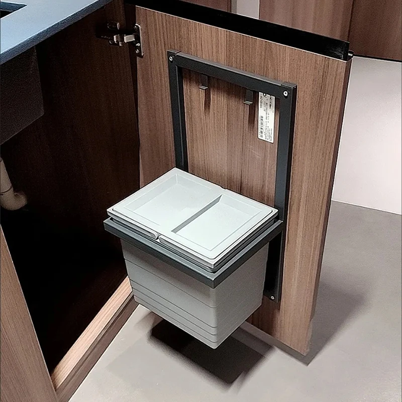 

Kitchen Trash Can Large Recycling Bin Food Waste Trash Under Sink Wastebasket Kitchen Cabinet and Storage Home Garbage Container