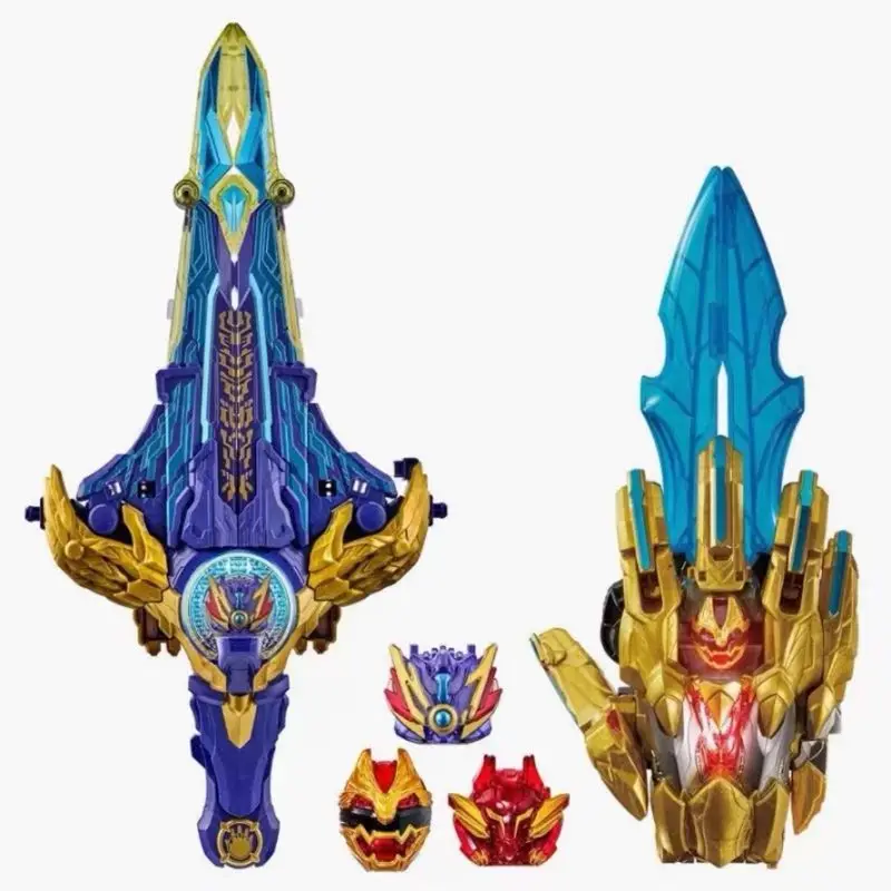

In Stock DX No.1 Sentai Gozyuger Double-Handed Sword Swear Action Figure Set with Dragon Emperor Final Robot Fusion Toy for Kids