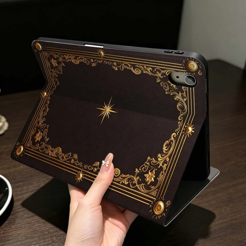 Skull Persian Carpet For iPad Mini Pro Air 5 6 7 8 9 11 9.7 7.9 10.9 13 12.9 inch Folding Automatic Sleep/Make Tablet Case