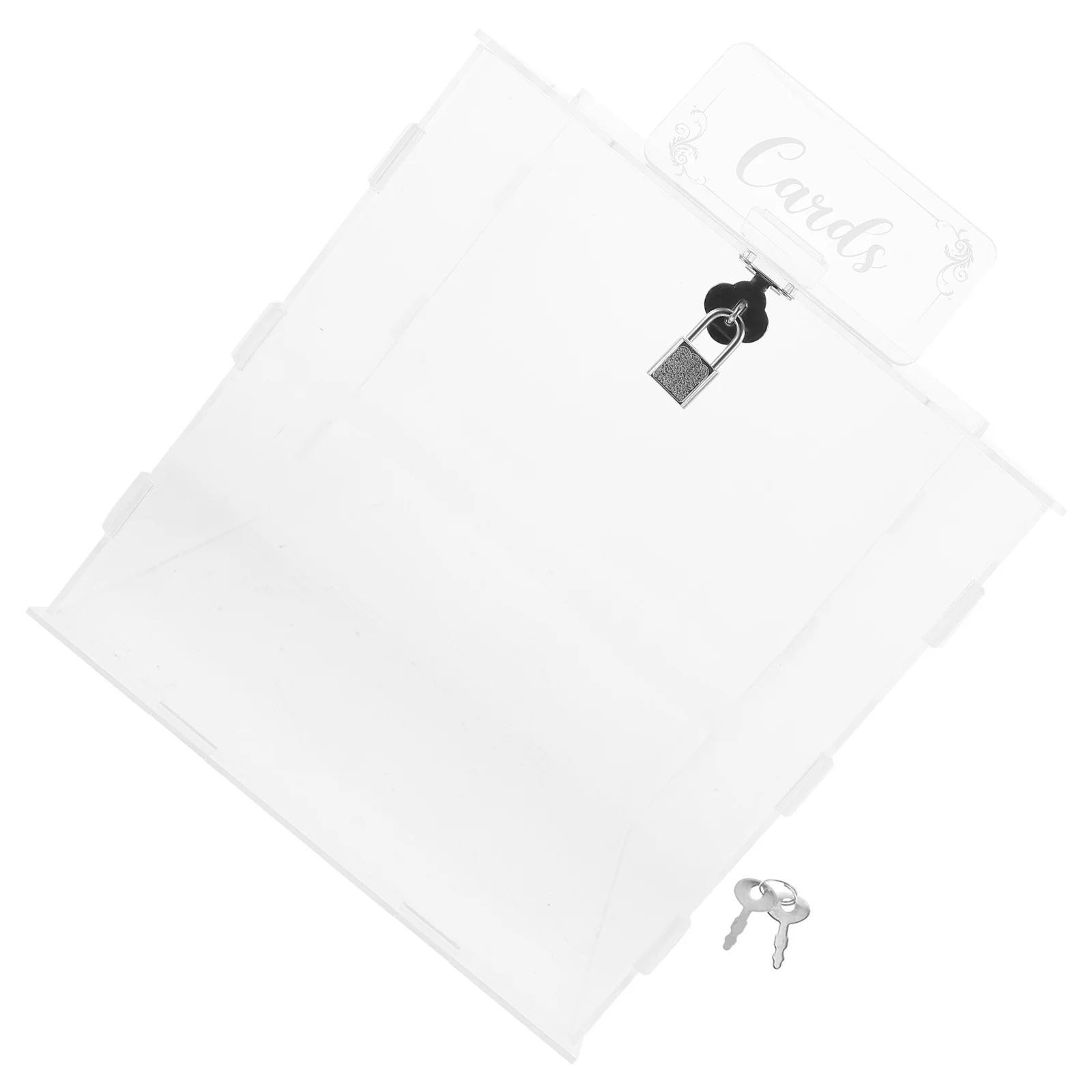 Wedding Card Box Storage for Envelope Holder Greeting Cards Boxes Acrylic Birthday Baby Case
