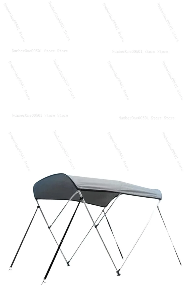 Boat Bimini Top for  Aluminum Boat Dinghy Fishing Boat Sun Rain Shelter Canopy Cover - view 3