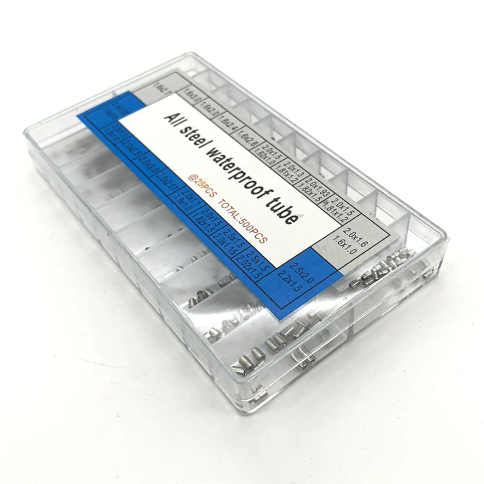 500 Pieces Watch Tubes Stainless Steel Kit for Watchmakers Accessories