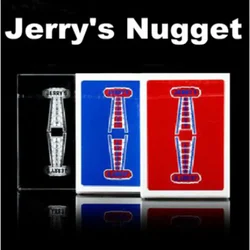 Jerry Nugget carte da gioco Poker (rosso/blu indietro disponibile) trucchi magici Close Up Illusions Gimmick Prop Mentalism Comedy