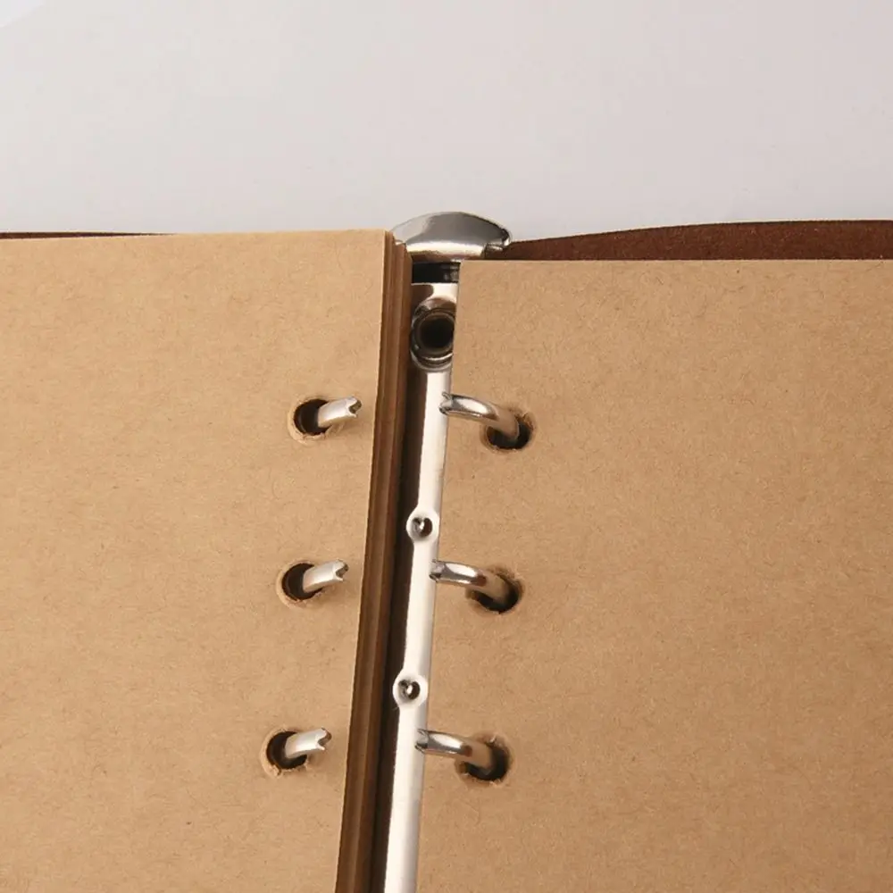 Vintage PU Leather Travelers Notebook Leaf Journal Sketchbook Schedule Notepad Home view 5