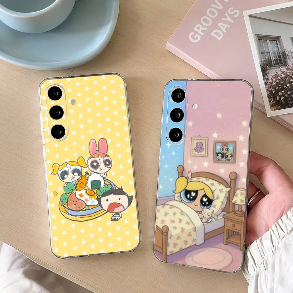 Bestselling Powerpuffs-es Girls  gift Phone Case For SamsungA10,12,20,21S,30,31,40,50,51,52,70,71 Transparent Cover