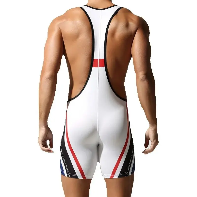 2025 Men's Faja Underwear Corset Wrestling Vest Body Shapewear Men's Panties Swimming Suit Compression Tank All-in-one Underwear