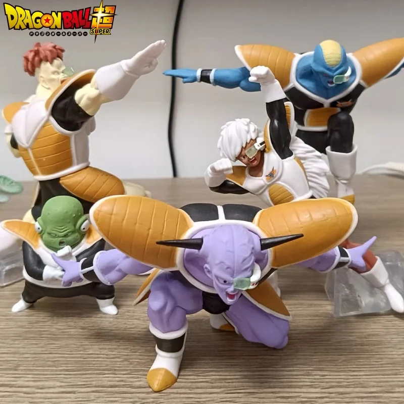 5pcs Dragon Ball Figure Ginyu Force Jeice Ginyu Guldo Recoom Burter Action Pvc Amine Collection Model Toys Cool Chrismas Gifts