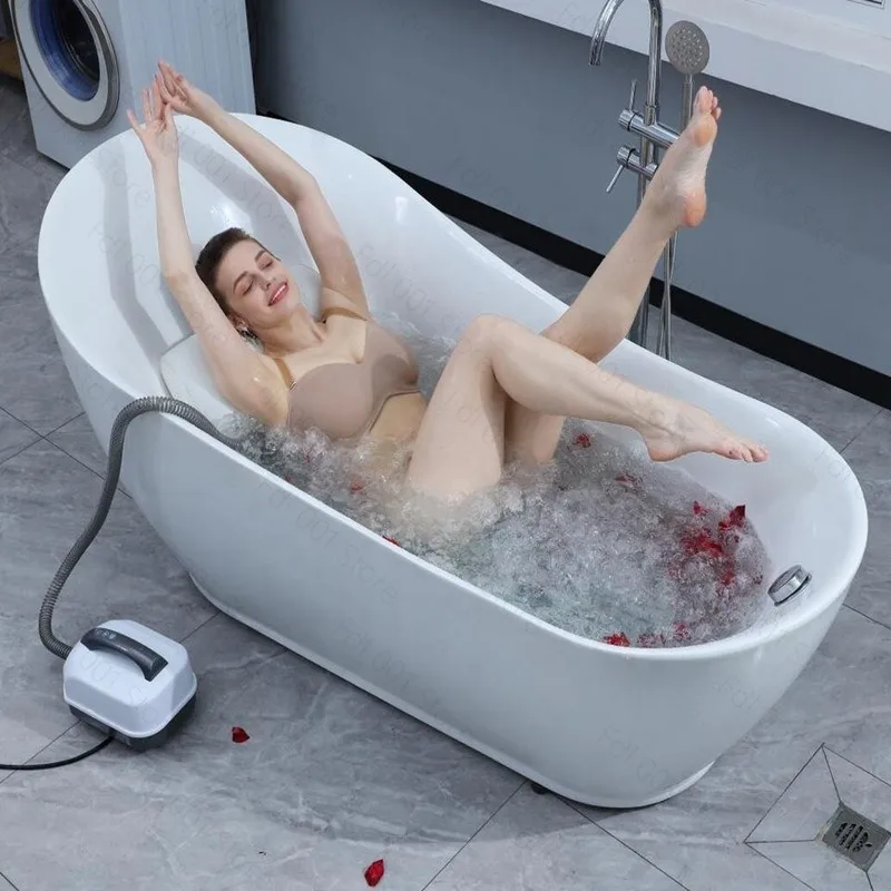 New Arrival Hot Summer Electric Bathtub Bubble Massage Mat Waterproof Anti-slip Body Spa Air Bubble Bath Massage