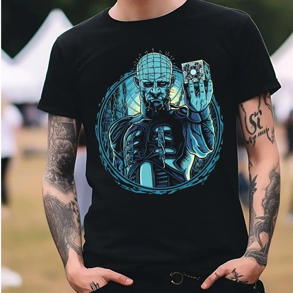 Pinhead Horror T-Shirt Black S-3XL Hellraiser