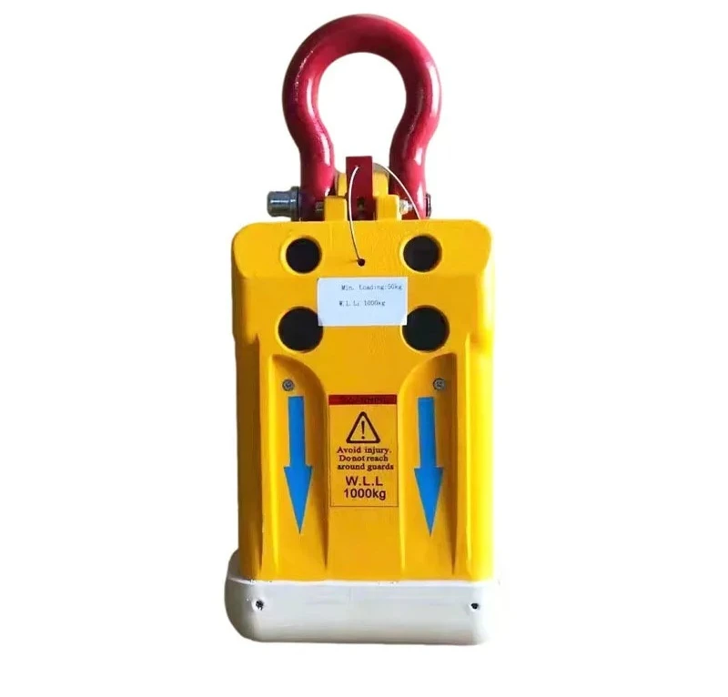 1000kg 15-50mm 10-30mm High Quality Stone Slab Liftier Clamp Granite Marble Lifting White Rubber Grip Range
