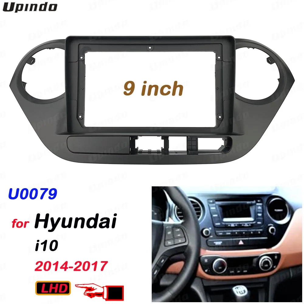 

2 DIN 9-дюймовая Android-магнитола: пластиковая рамка-панель + кабель для HYUNDAI I10 LHD 2014-2017, комплект для установки автомобильной стереосистемы на приборную панель