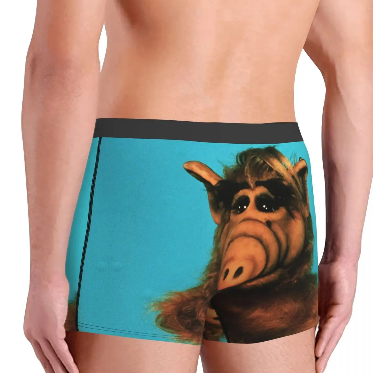 Custom Novelty Funny Alf Boxers Shorts Panties Male Underpants Breathable Alien Life Form Sci Fi Tv Show Briefs Underwear