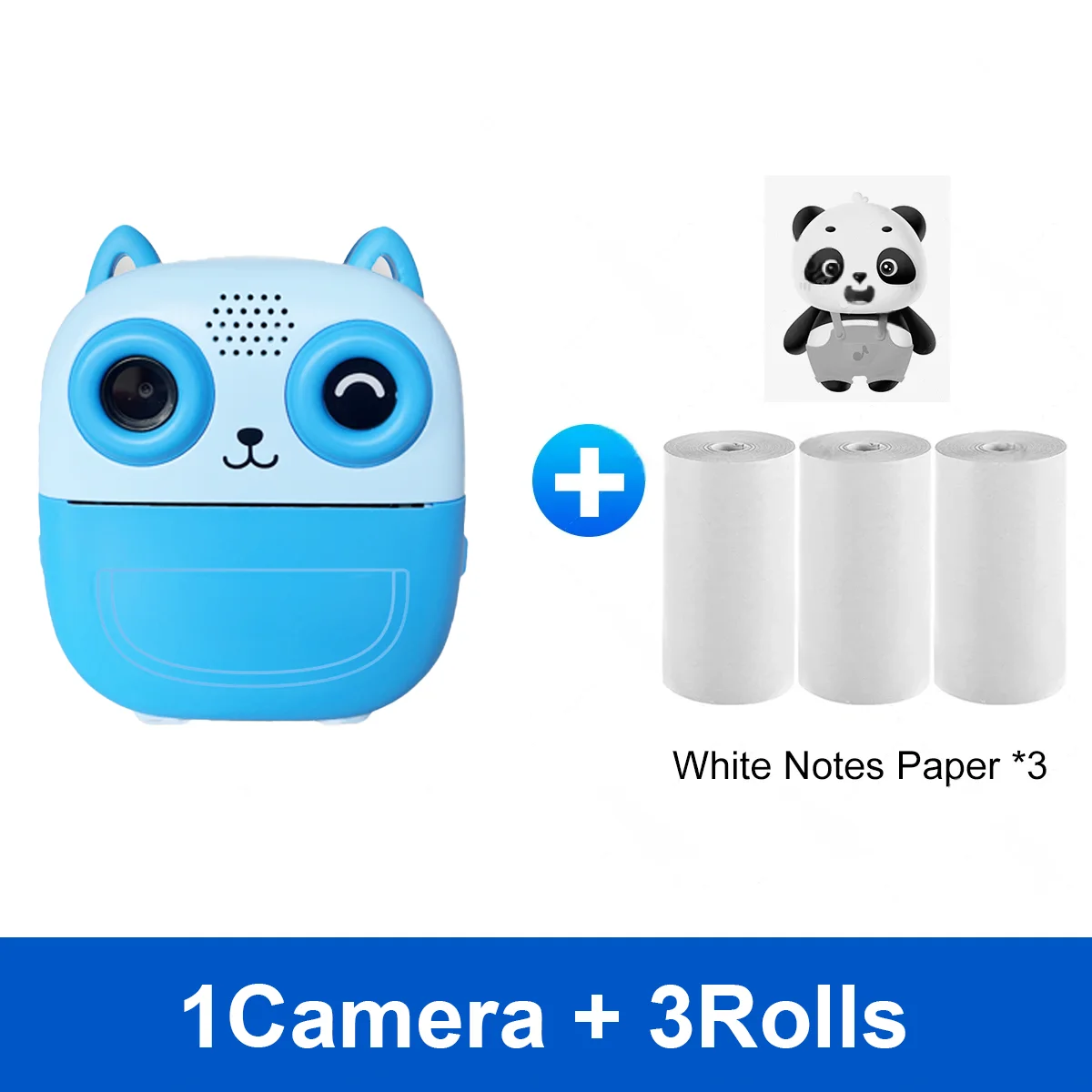 Camera Instant Print - Dual-Lens 1080P HD Video Cameras 2.4" Instant Camera with Photo Print Thermal Paper image 2