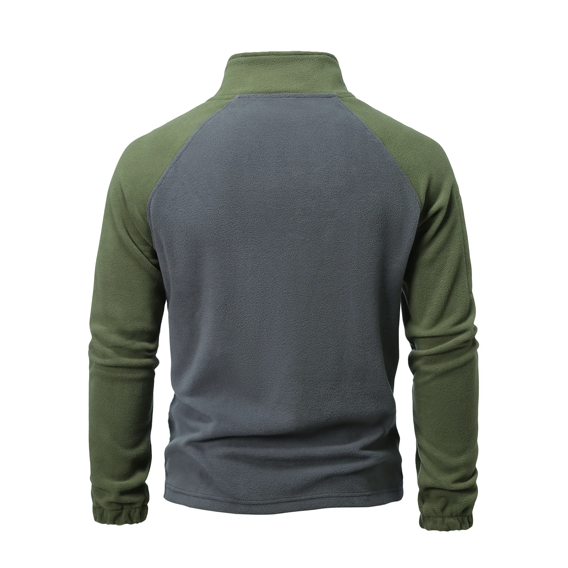 Mens Fleece Lined Thermal Shirts Quarter Zip Pullover Lightweight Tactical Long Sleeve Shirt Tops Military Outdoor Jackets Sport