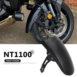 Motorcycle New Front Extender Mudguard Fender Plastic Black Accessories For HONDA NT1100 NT 1100 2022 2023 2024