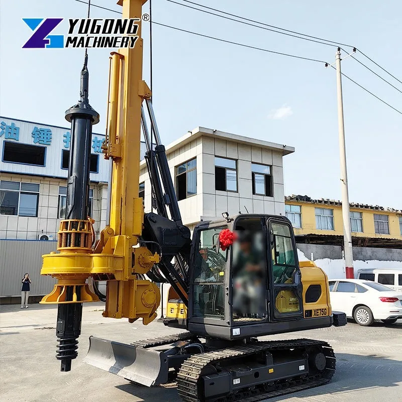 Versatile Rotary Drilling Rig Drill Rig Borehole Drilling Machine 1300mm Diameter 45m Depth for Construction Foundation