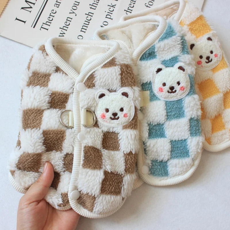 Ropa cálida de invierno sin pelo para gatos Gotas, cárdigan bonito para mascotas, suéter con hebilla, chaleco Sphynx Kedi, disfraz de mascotas