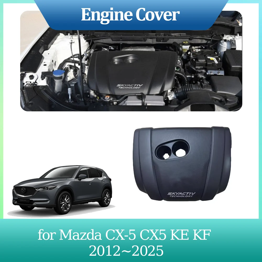 

Автомобильный чехол двигателя для Mazda CX-5 CX5 KE KF 2012 ~ 2025 2013 2014 2015, изоляция капота, защита хлопка, звукоизоляция, аксессуары